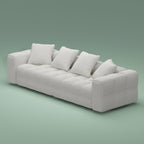 100.8 Teddy Velvet Sofa CouchModern Loveseat/Sofa/Couch with Armrest
