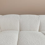 100.8 Teddy Velvet Sofa CouchModern Loveseat/Sofa/Couch with Armrest