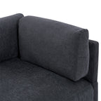 102.4'' L-Shaped Polyester Sectional Sofa with Reversible Footstool and Durable Legs