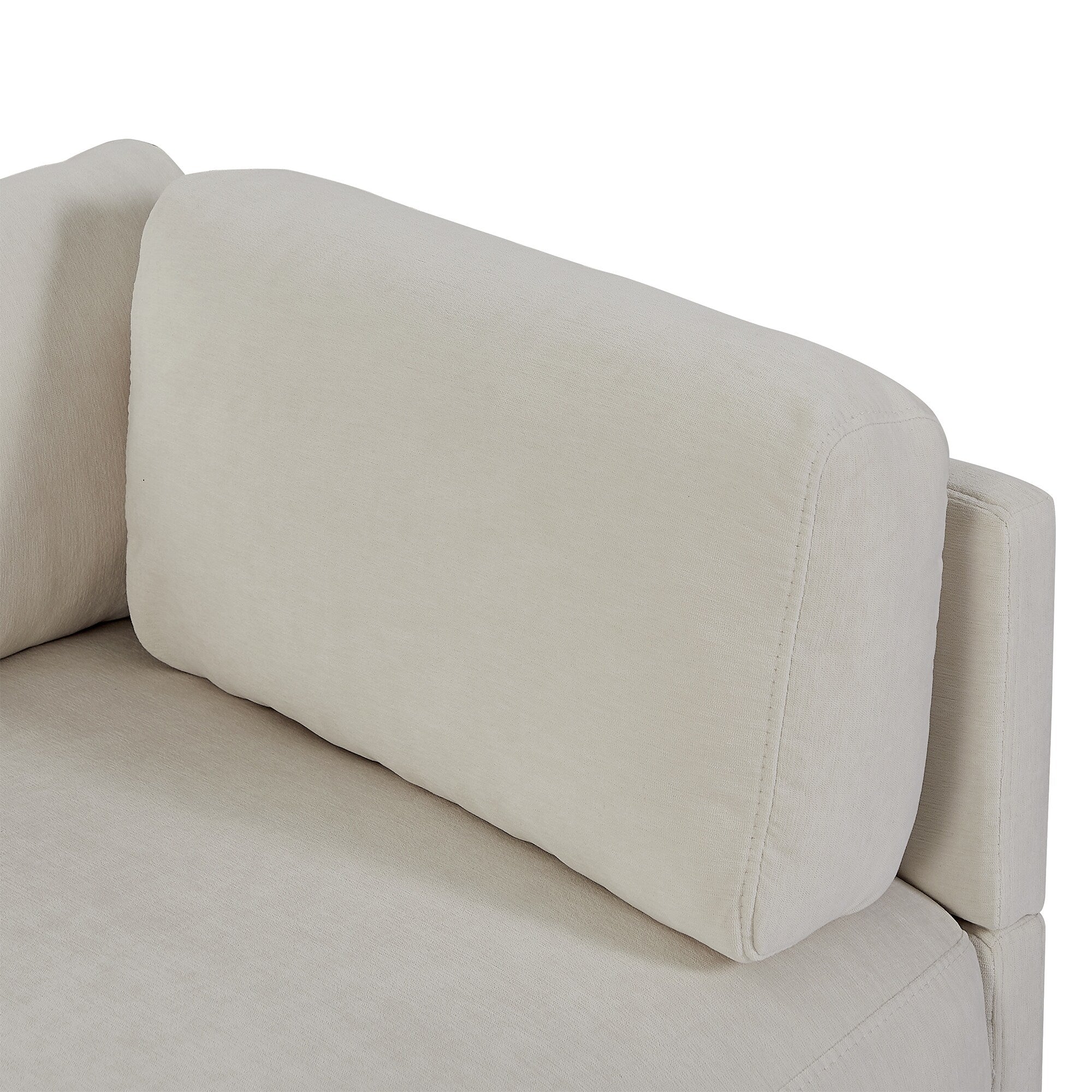 102.4'' L-Shaped Polyester Sectional Sofa with Reversible Footstool and Durable Legs