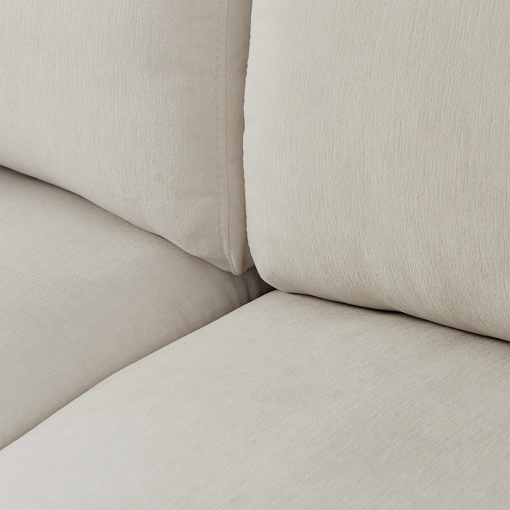 102.4'' L-Shaped Polyester Sectional Sofa with Reversible Footstool and Durable Legs