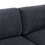 102.4'' L-Shaped Polyester Sectional Sofa with Reversible Footstool and Durable Legs