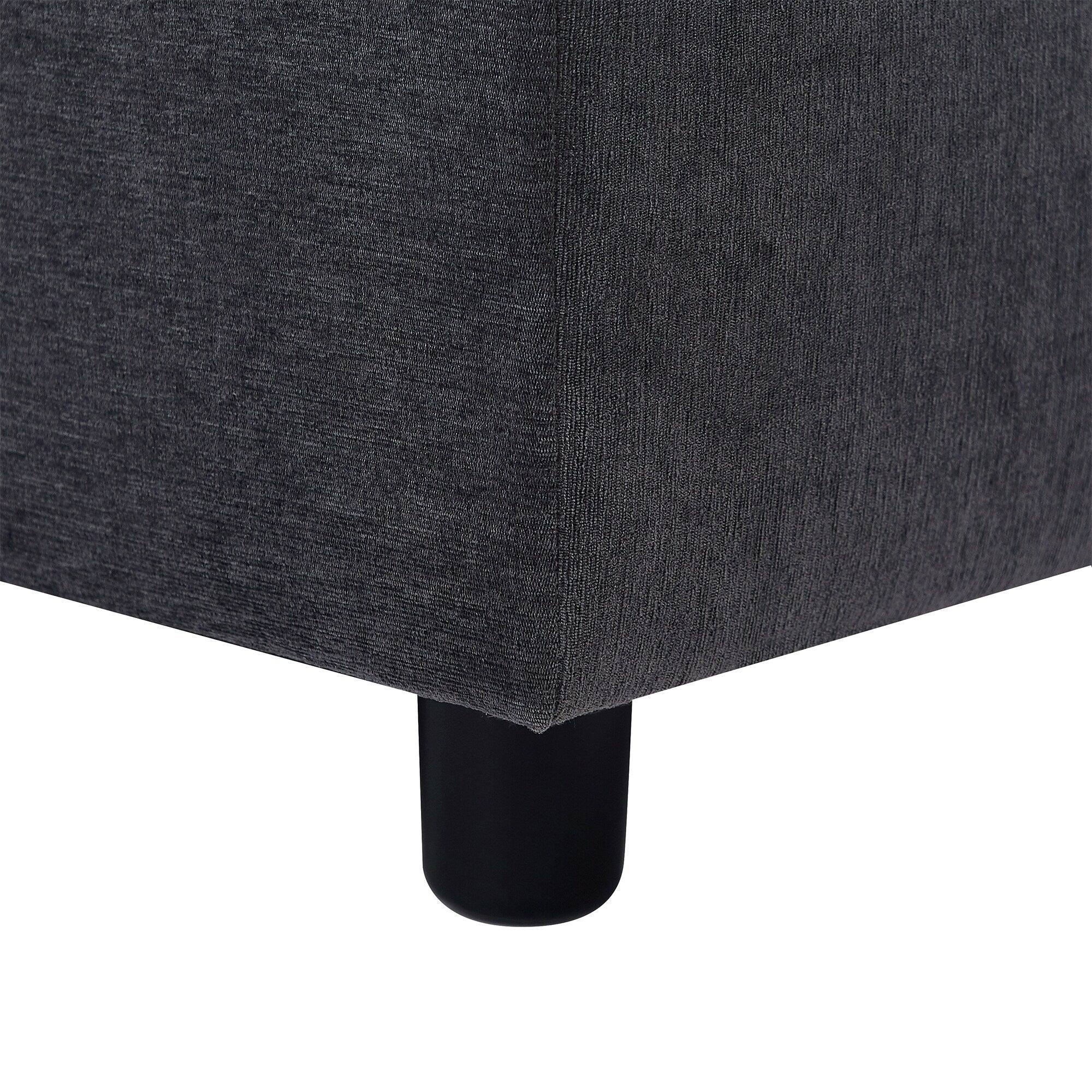102.4'' L-Shaped Polyester Sectional Sofa with Reversible Ottoman, Plush Cushions, and Sturdy Plastic Base