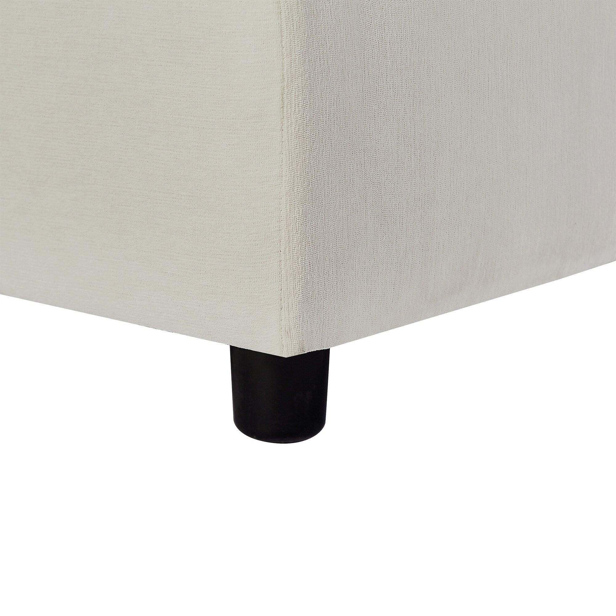 102.4'' L-Shaped Polyester Sectional Sofa with Reversible Ottoman, Plush Cushions, and Sturdy Plastic Base
