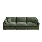 103 Corduroy Modern Classic 4-Seater Sofa - Deep Seat,With 4 Pillow For Living Room