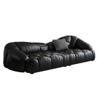 104.3 Leather Upholstered Sofa - 104.3 x 45.3
