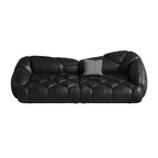 104.3 Leather Upholstered Sofa - 104.3 x 45.3