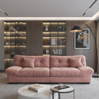 105'' Minimalism Cloud Sofa Loveseat with Two Pillow