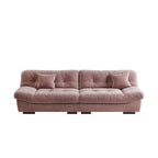 105'' Minimalism Cloud Sofa Loveseat with Two Pillow