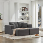 106 Cloud Sectional Couch Double Chaise Lounges,Deep Seat Modern Modular Sofa For Living Room,No Assembly Required