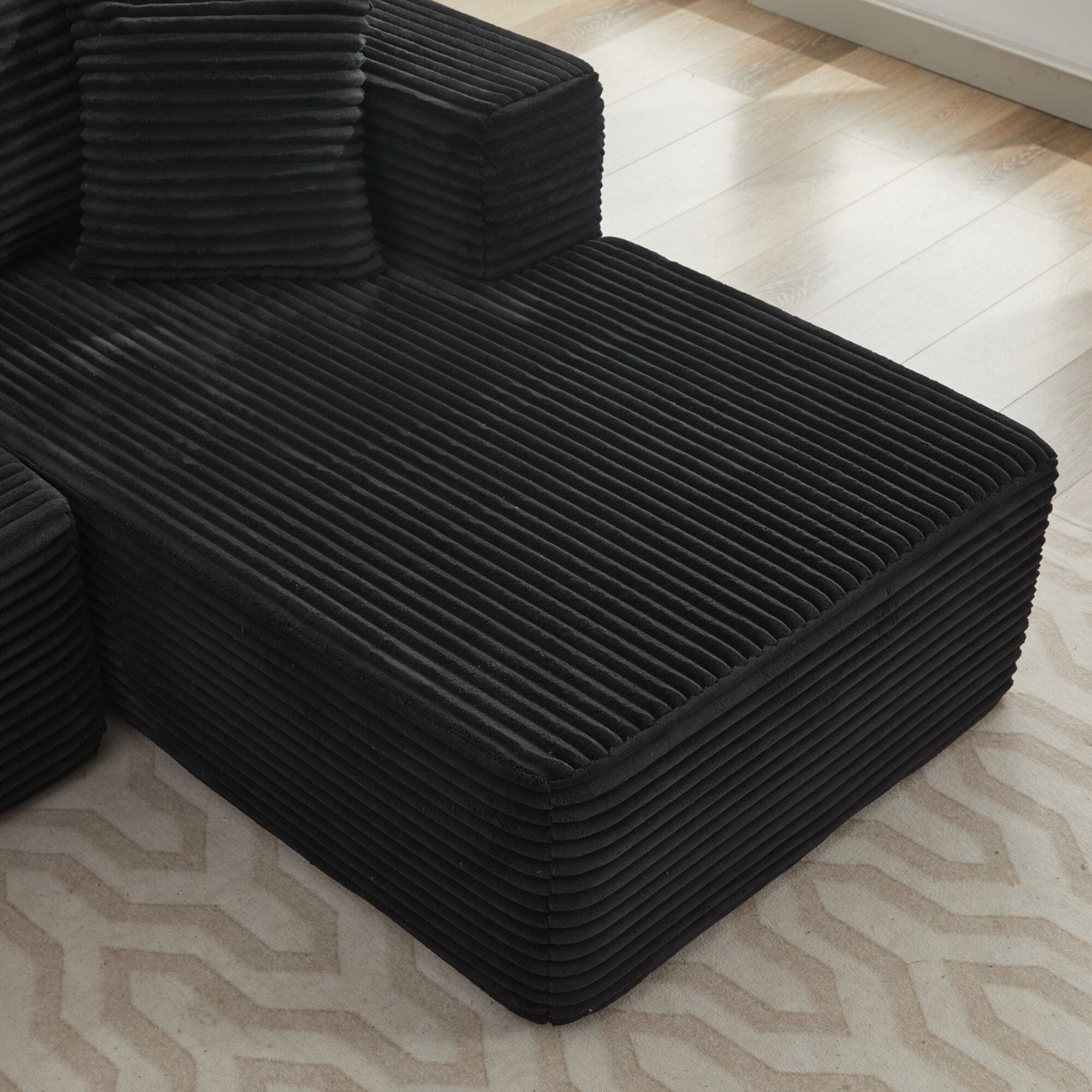 106 Cloud Sectional Couch Double Chaise Lounges,Deep Seat Modern Modular Sofa For Living Room,No Assembly Required