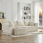 106 Cloud Sectional Couch L-Shape With Left Facing Chaise,Deep Seat Modern Modular Sofa For Living Room,No Assembly Required