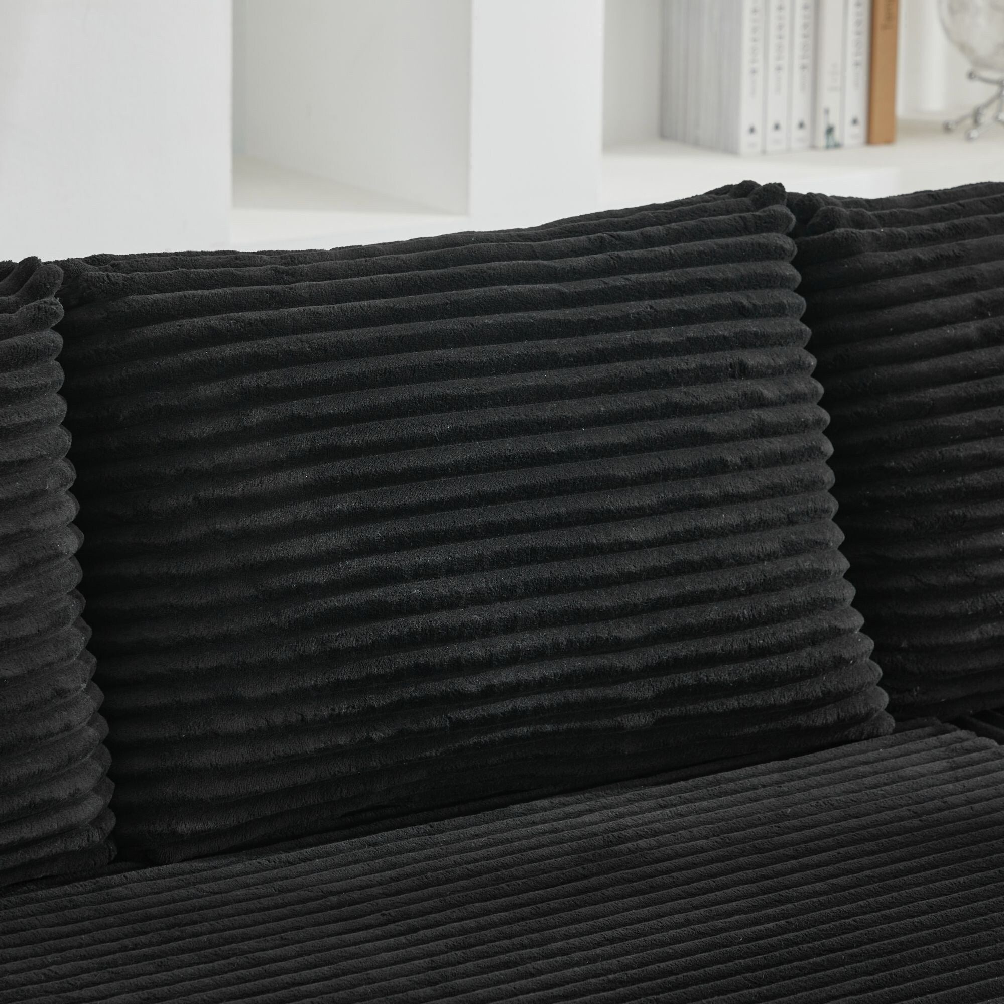 106 Cloud Sectional Couch L-Shape With Left Facing Chaise,Deep Seat Modern Modular Sofa For Living Room,No Assembly Required