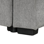 108 Inch Modular UâShaped Sectional Sofa with Pull Out Sleeper, USB Ports and Dual Cup Holders for Living Room