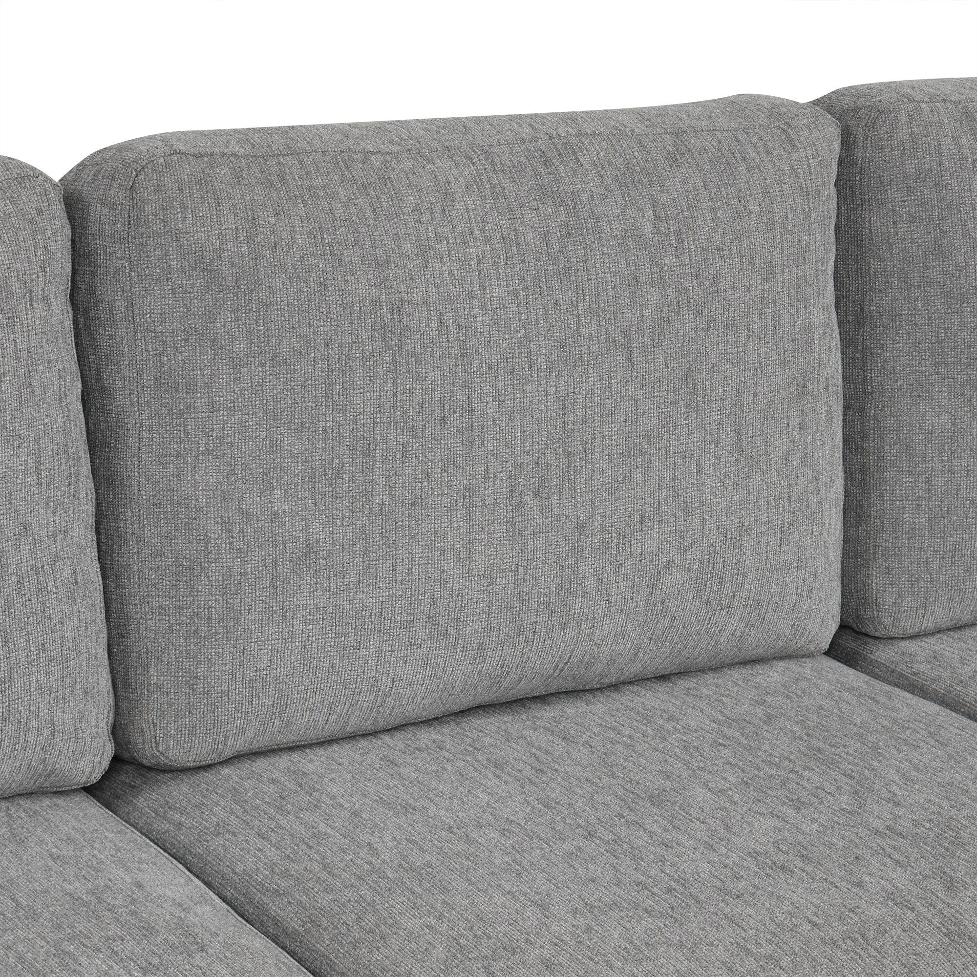 108 Inch Modular UâShaped Sectional Sofa with Pull Out Sleeper, USB Ports and Dual Cup Holders for Living Room