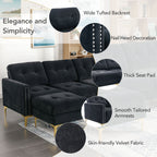 110inch L-Shape Convertible Sectional Sofa Couch