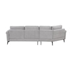 111 3 Seater Sofa Couch, Chenille Curved Sofa Couch with 2 Printed Pillows Modern Upholstered Sofa for Living Room