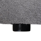 120 L-shaped Modern Sectional Sofa Linen Modular Sofa Couch with Storage Ottoman