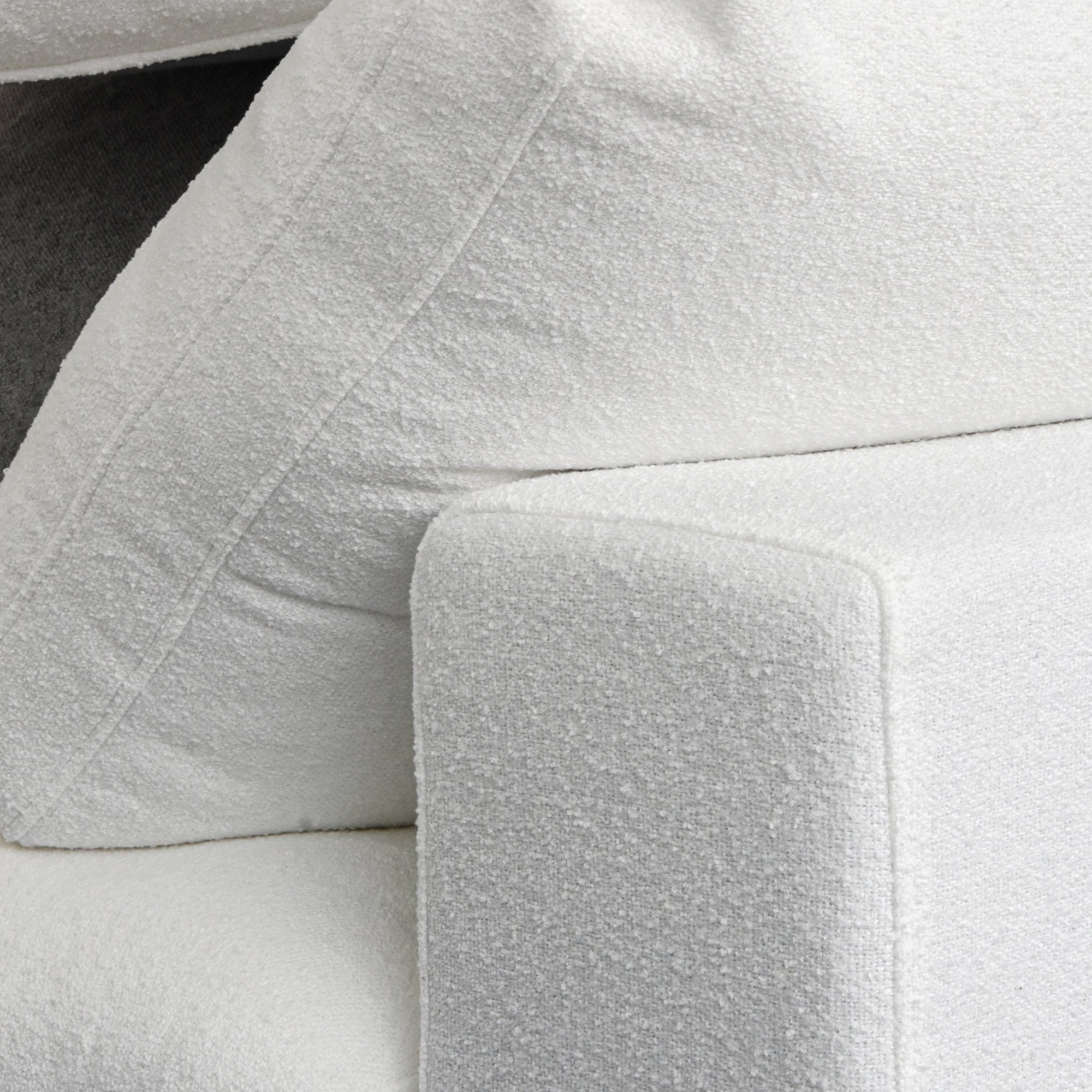 120 L-shaped Modern Sectional Sofa Linen Modular Sofa Couch with Storage Ottoman