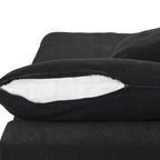 120 L-shaped Modern Sectional Sofa Linen Modular Sofa Couch with Storage Ottoman