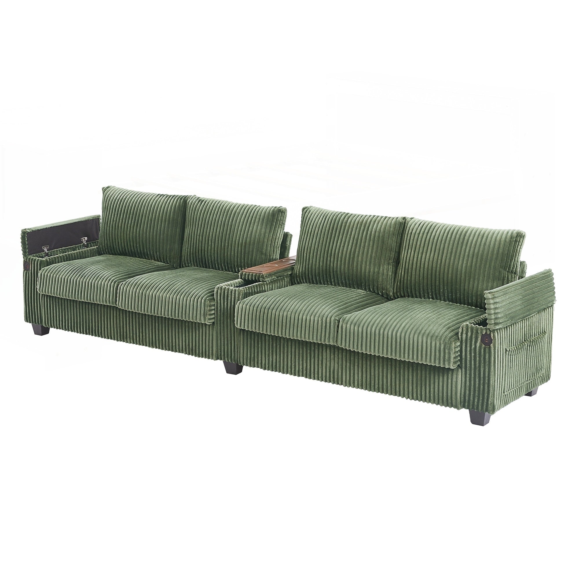 133inch 4-seater Corduroy Sofa Couch