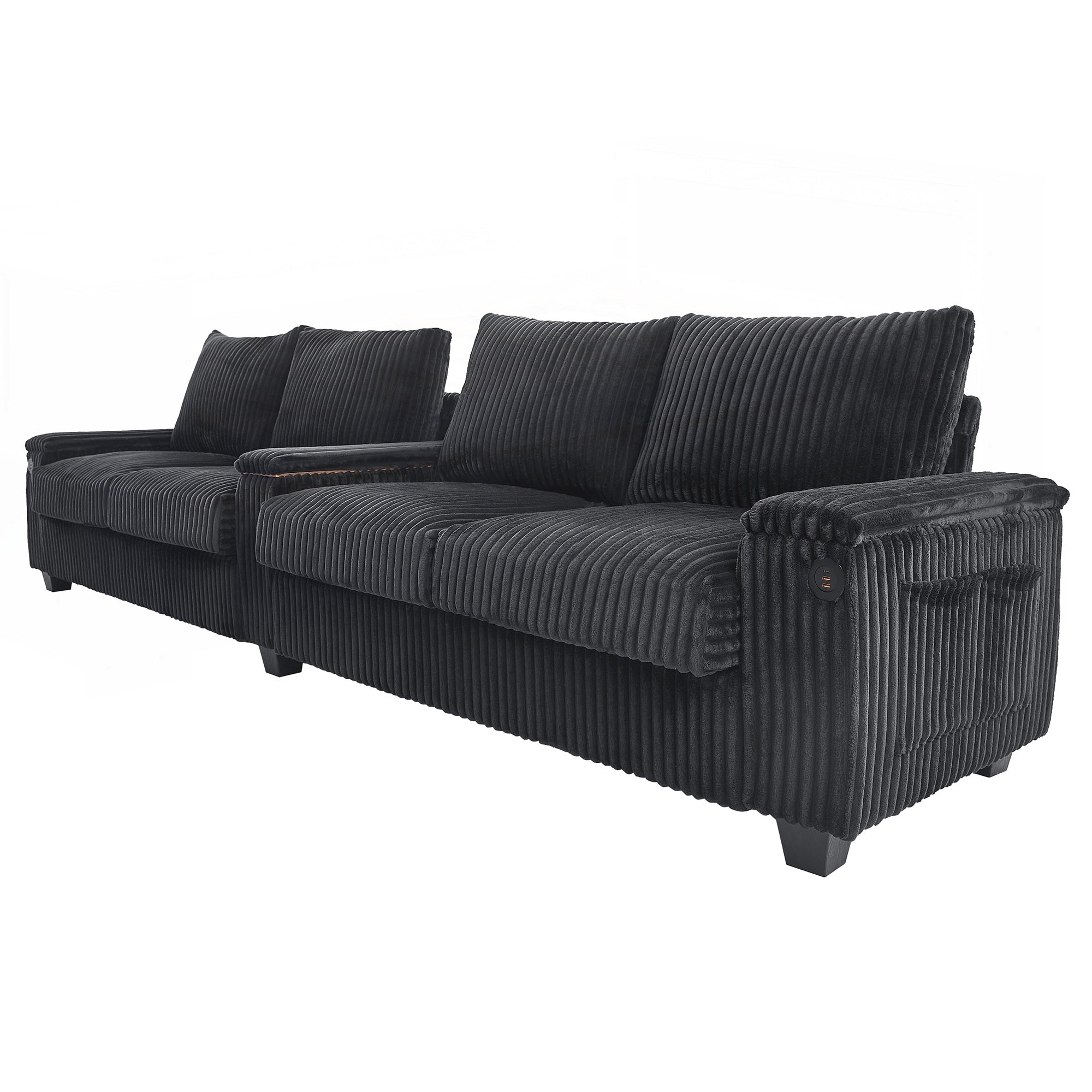 133inch 4-seater Corduroy Sofa Couch