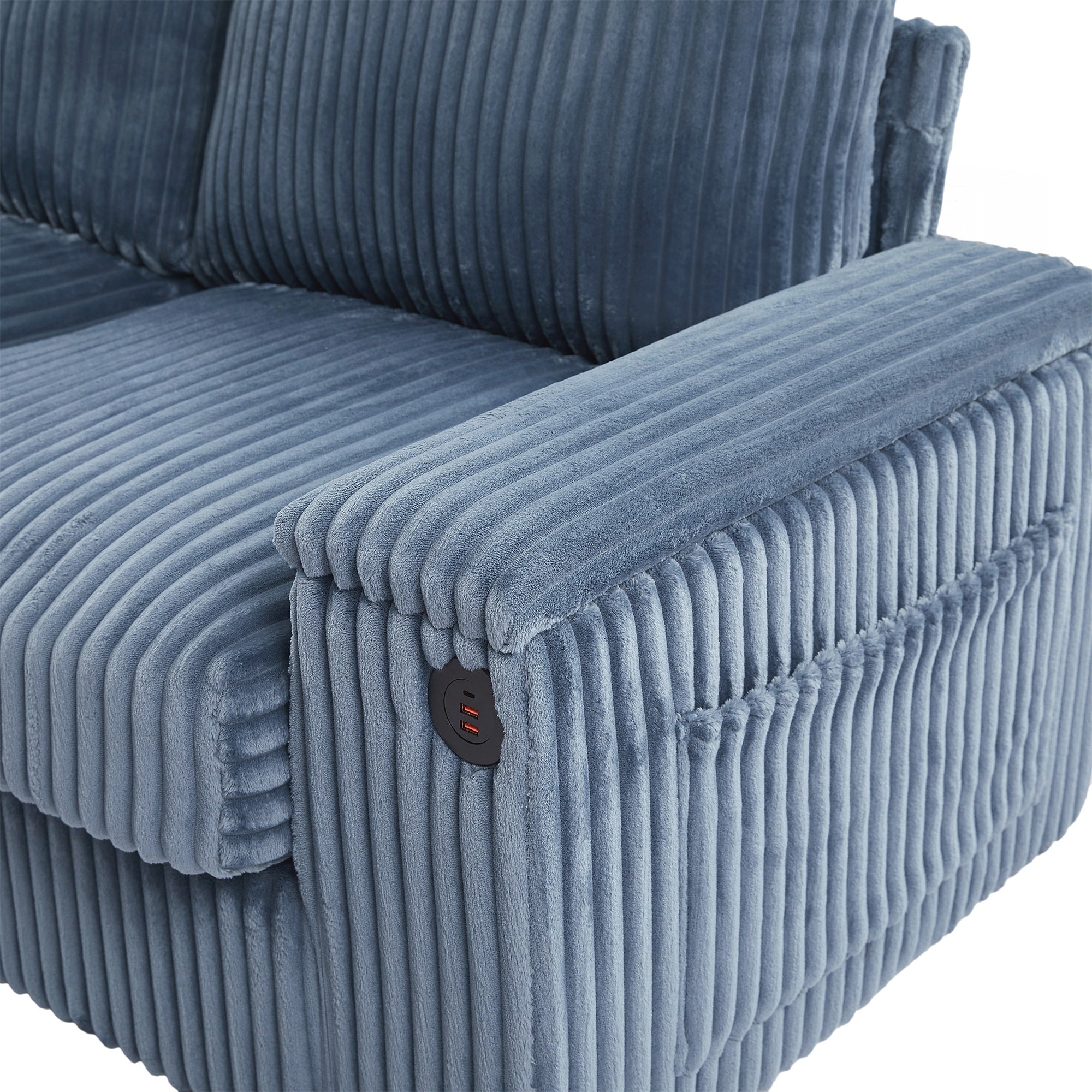 133inch 4-seater Corduroy Sofa Couch