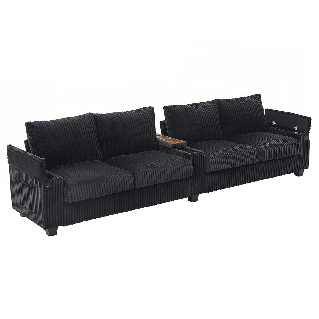 133inch 4-seater Corduroy Sofa Couch