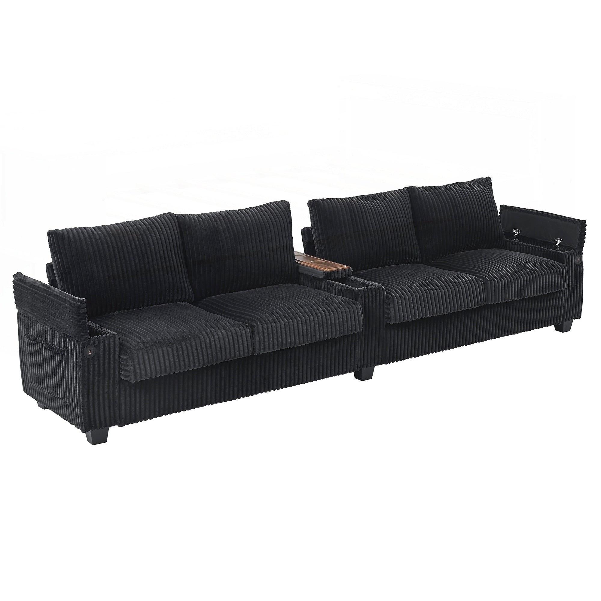 133inch 4-seater Corduroy Sofa Couch