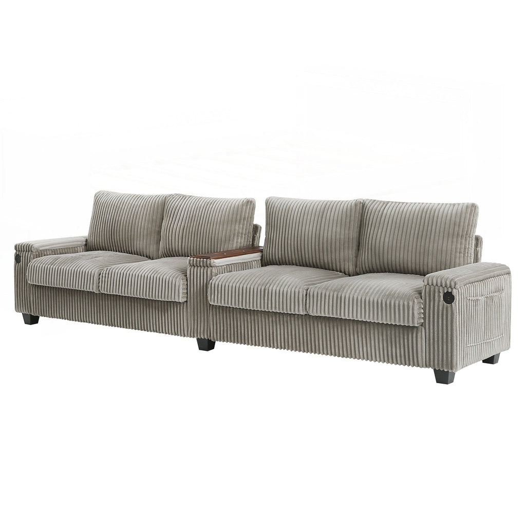 133inch 4-seater Corduroy Sofa Couch