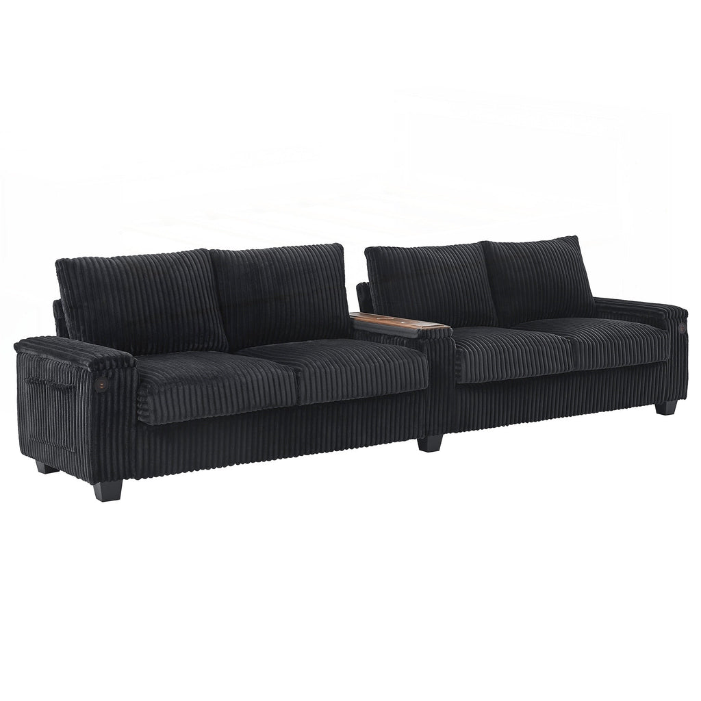 133inch 4-seater Corduroy Sofa Couch