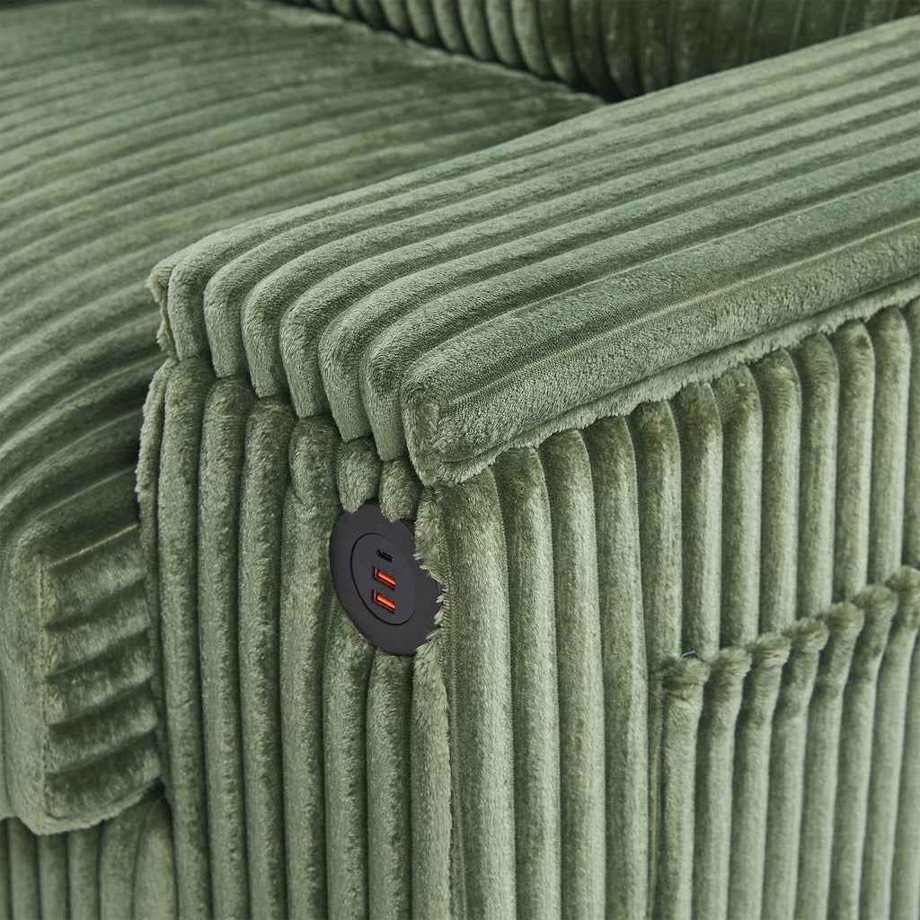 133inch 4-seater Corduroy Sofa Couch