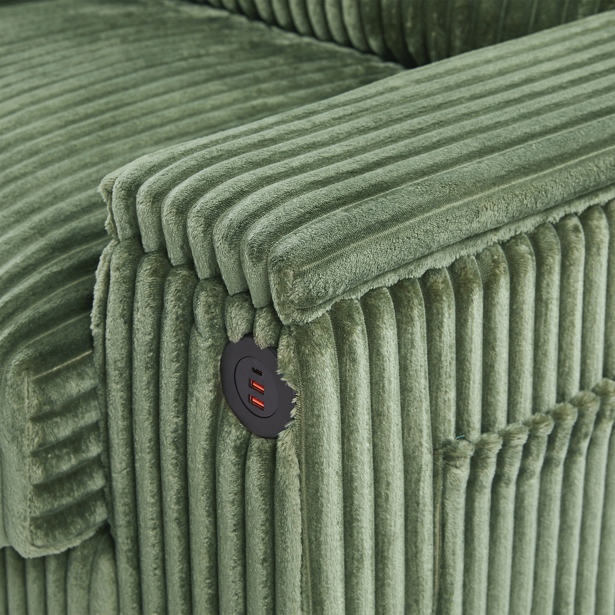 133inch 4-seater Corduroy Sofa Couch