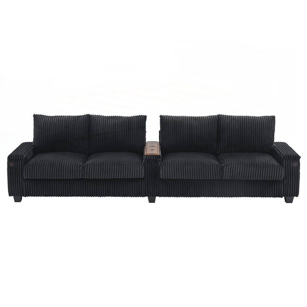 133inch 4-seater Corduroy Sofa Couch