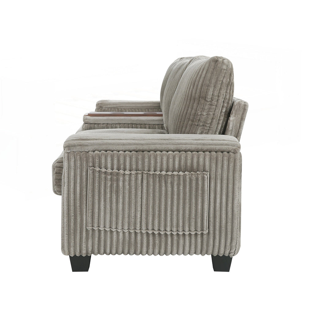 133inch 4-seater Corduroy Sofa Couch