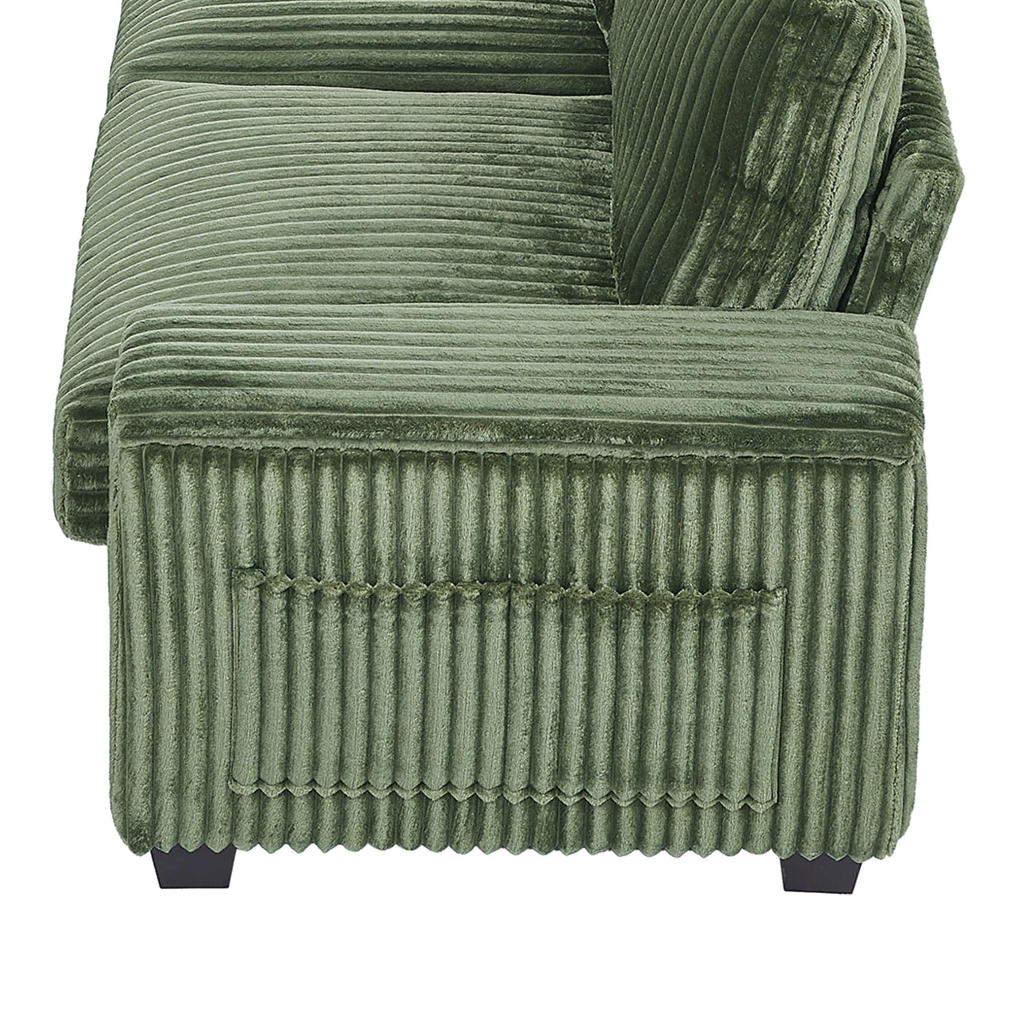133inch 4-seater Corduroy Sofa Couch