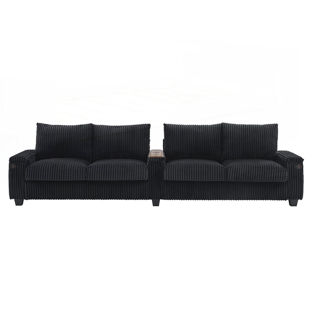 133inch 4-seater Corduroy Sofa Couch