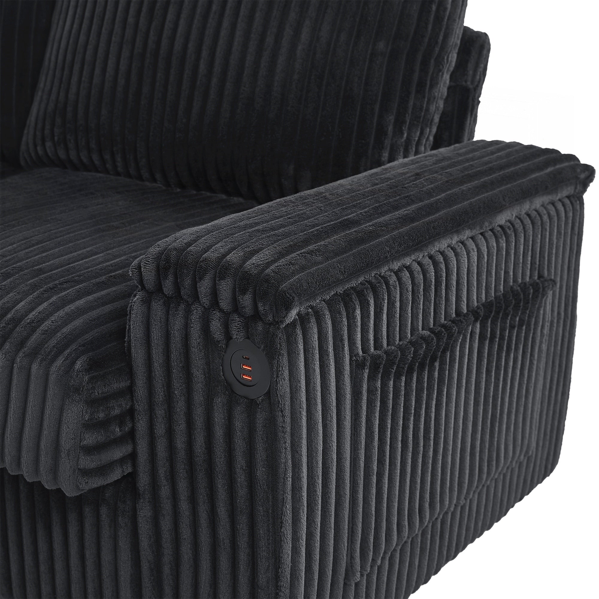 133inch 4-seater Corduroy Sofa Couch
