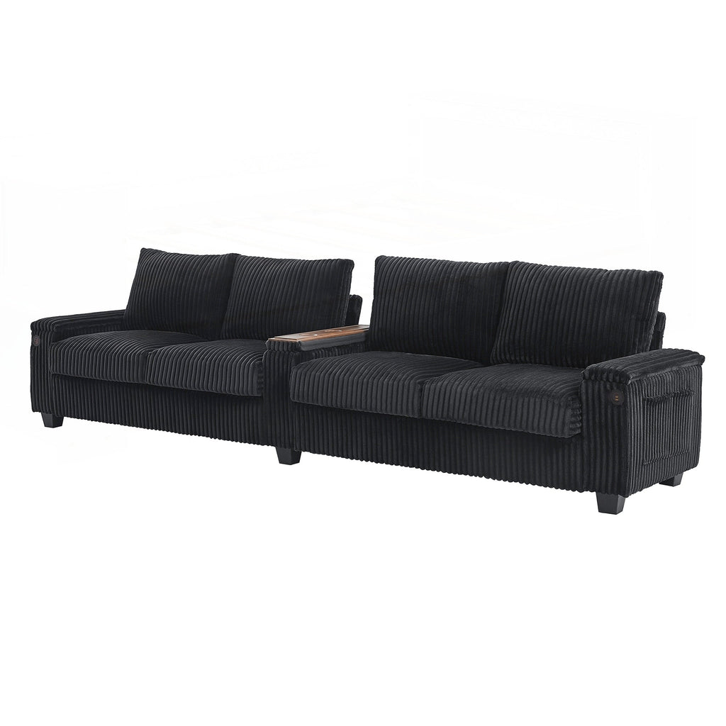 133inch 4-seater Corduroy Sofa Couch