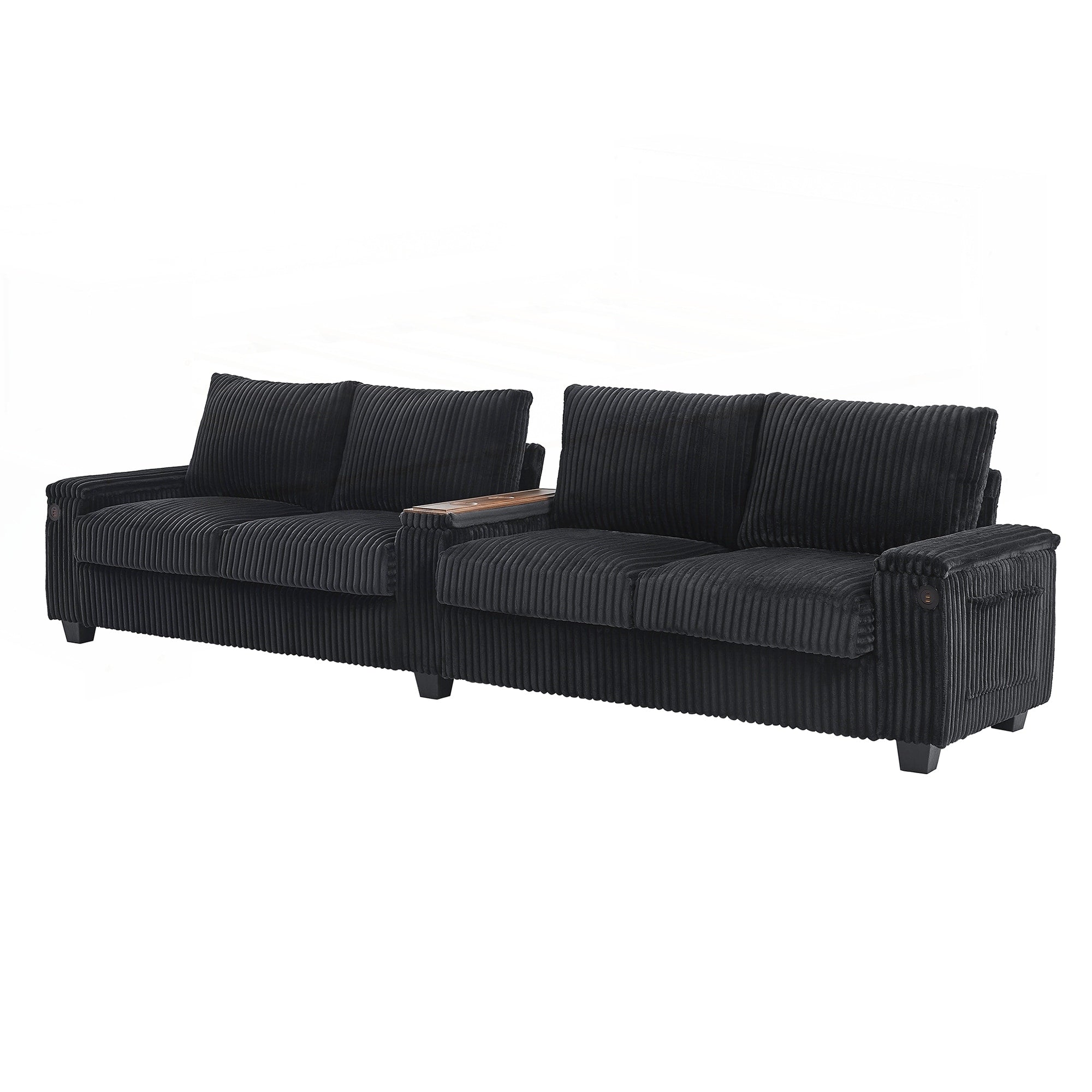 133inch 4-seater Corduroy Sofa Couch