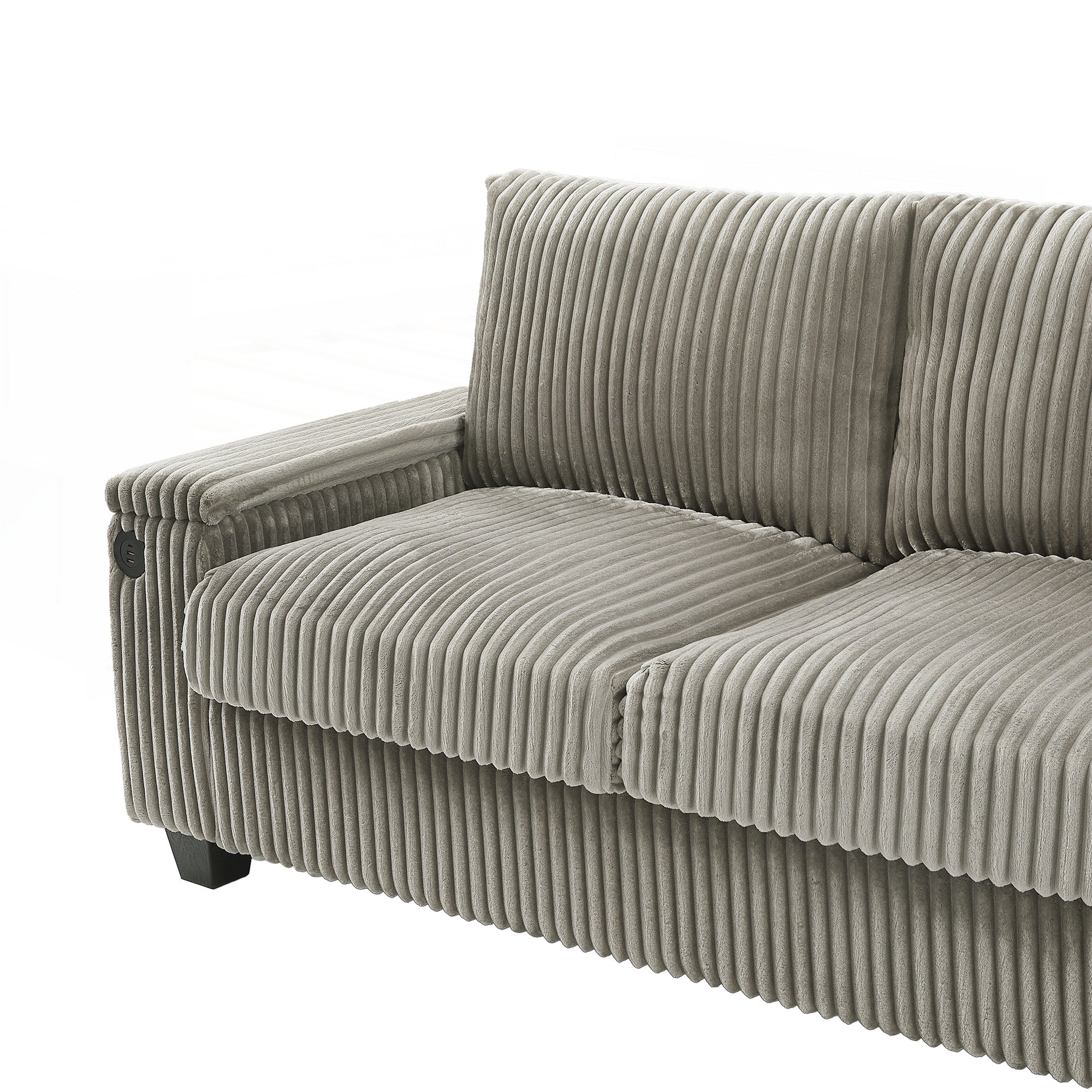 133inch 4-seater Corduroy Sofa Couch