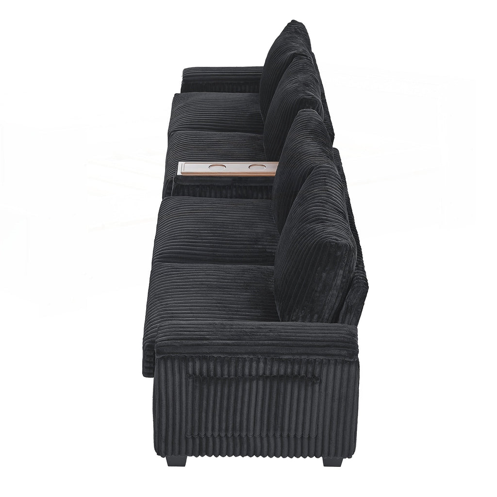 133inch 4-seater Corduroy Sofa Couch