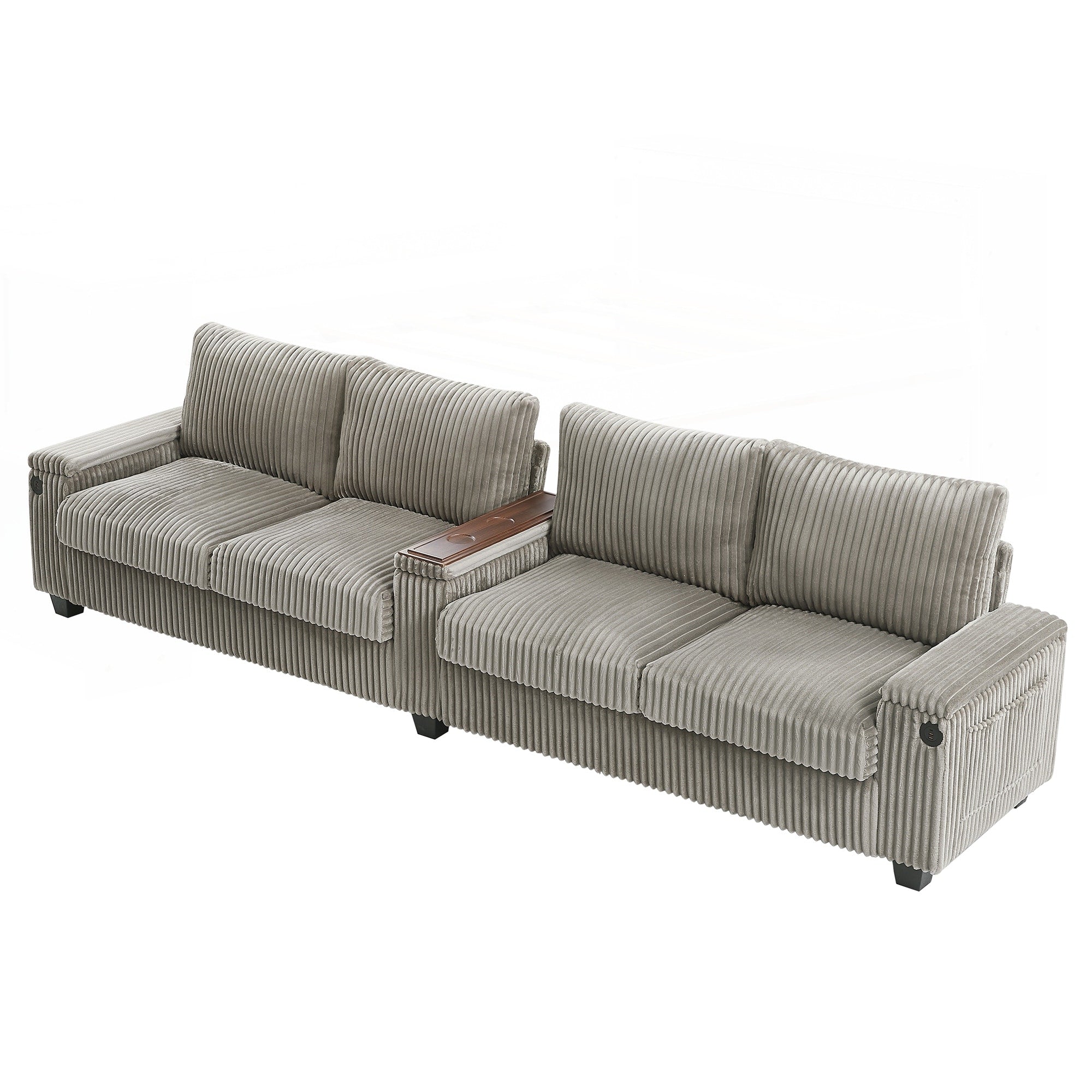 133inch 4-seater Corduroy Sofa Couch