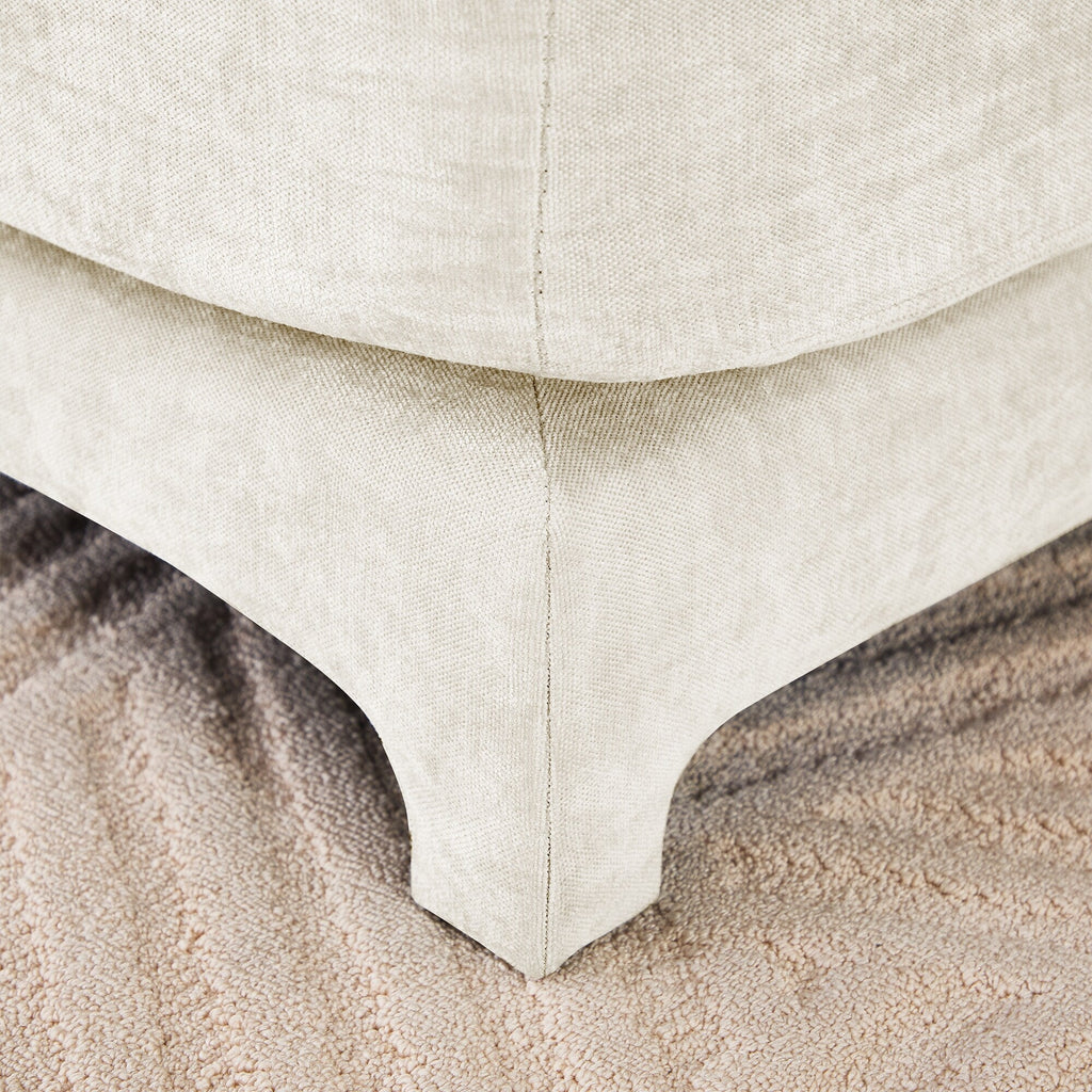 141.7 Chenille 6-Seater Sofa with ergonomic, wooden base,high - resilience sponge for Living Room