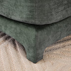 141.7 Chenille 6-Seater Sofa with ergonomic, wooden base,high - resilience sponge for Living Room