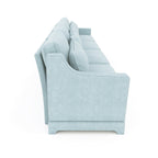 141.7 Chenille 6-Seater Sofa with ergonomic, wooden base,high - resilience sponge for Living Room
