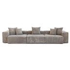 142 Contemporary Corduroy Sectional Sofa Classic Deep Couch