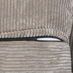 142 Contemporary Corduroy Sectional Sofa Classic Deep Couch