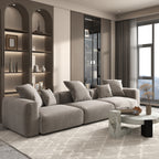 142 Contemporary Corduroy Sectional Sofa Classic Deep Couch