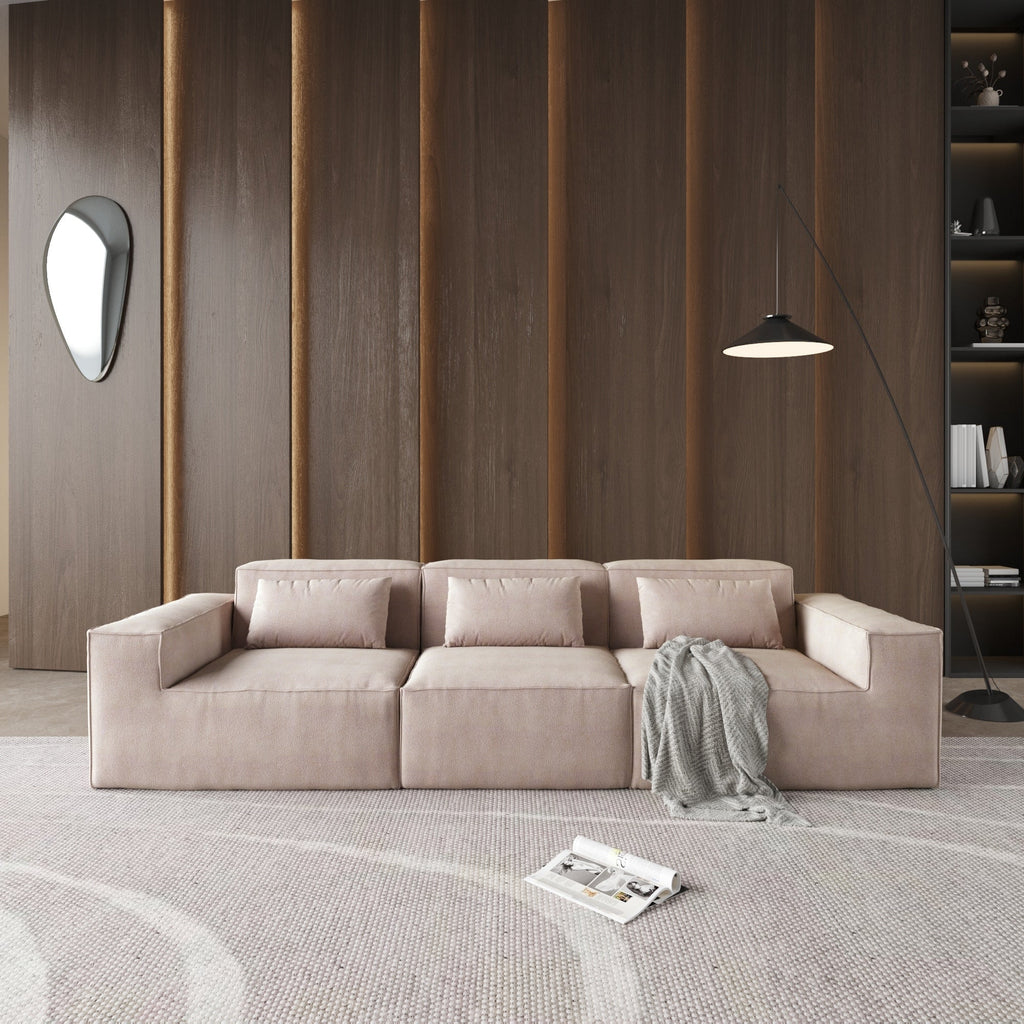 149 Cloud Sectional Couch, Huge Plus 4 Seats Modular Sofa, Modern Comfy Corduroy Couches, Sofas Furniture for Living Room